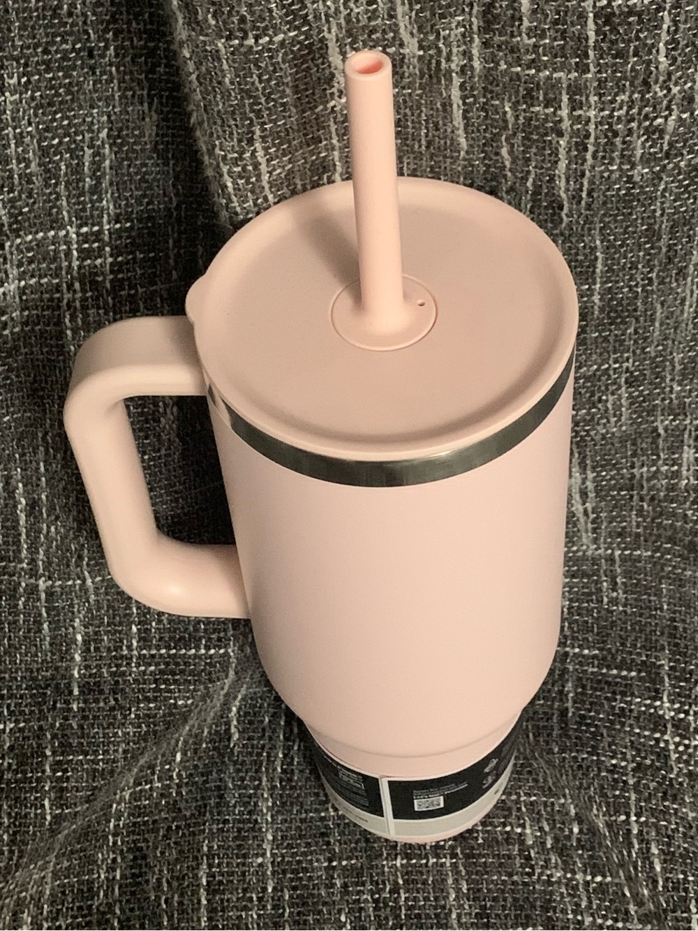Hydro Flask Blush light Pink Travel Mug with Straw and Handle - Picture 3 of 4